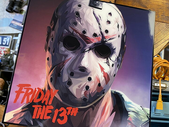 楽天市場】映画 13日の金曜日 ジェイソン ポップアートフレーム  