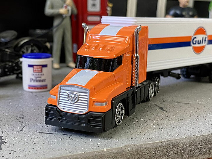 楽天市場】ガルフ トラクタートレーラー ダイキャストミニカー 