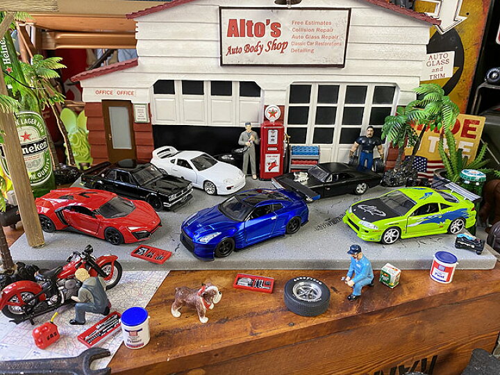 楽天市場 Jada 映画 ワイルドスピード のダイキャストミニカー6台セット 1 32スケール W7 チャージャーr T スープラ エクリプス R34 ハコスカ ライカン アメリカ雑貨通販キャンディタワー