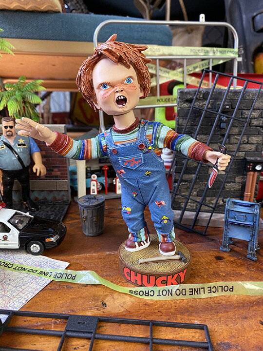楽天市場】NECA 映画 チャイルドプレイ2 チャッキー ヘッドノッカー 
