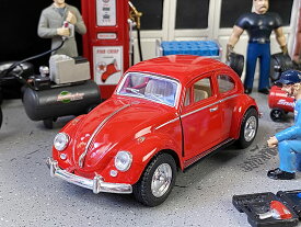 1967年　フォルクス・ワーゲン　ビートル　ダイキャストミニカー　1/32スケール　（レッド）