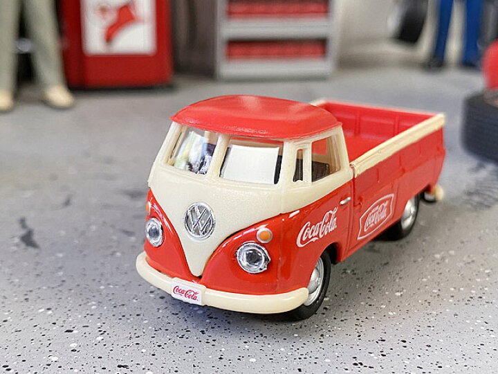 楽天市場】コカ・コーラ 1962年フォルクス・ワーゲン タイプ1 ピックアップのミニカー 1/72スケール（レッド×アイボリー） :  アメリカ雑貨通販キャンディタワー
