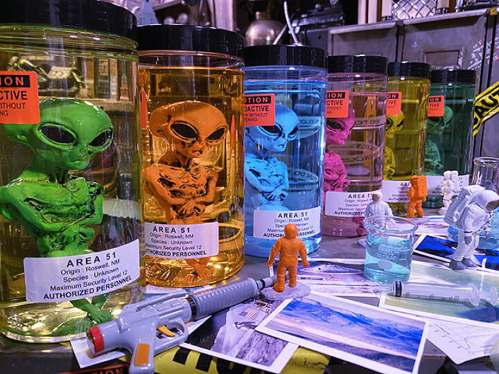 楽天市場】累計販売数5000個突破！ エリア51 エイリアンのホルマリン 