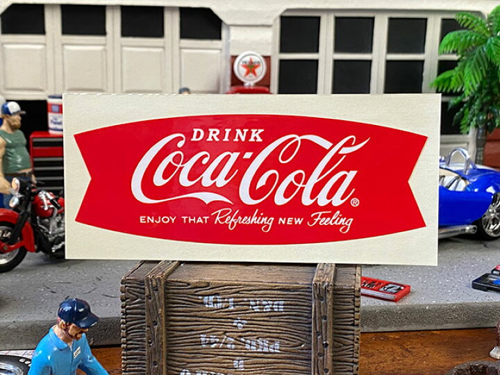 楽天市場 コカ コーラブランド ロゴステッカー Ba12 アメリカ雑貨通販キャンディタワー