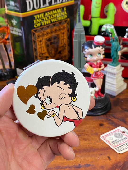 楽天市場】ベティ・ブープ コンパクトミラー アメリカン雑貨 アメリカ 