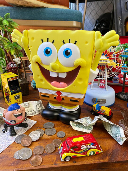 楽天市場】スポンジボブ フィギュアバンク アメリカン雑貨 アメリカ  