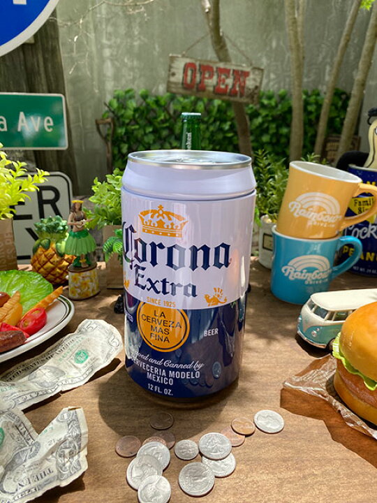楽天市場】コロナビール ビッグサイズ缶バンク アメリカン雑貨 