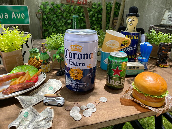 楽天市場】コロナビール ビッグサイズ缶バンク アメリカン雑貨 