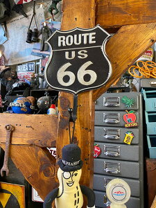 ★アウトレット★【訳あり品】ルート66 アイアンフック(ブラック) アメリカン雑貨 アメリカ雑貨 グッズ
