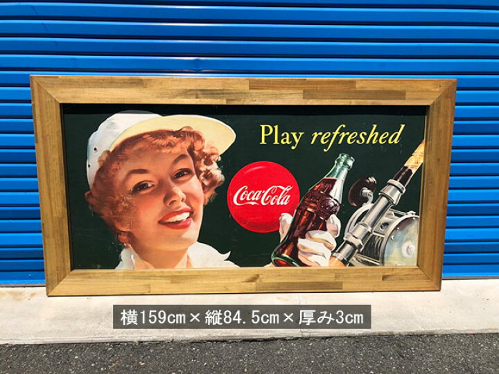 楽天市場】コカ・コーラ 特大サイズ・ヴィンテージポスター （ウッド 
