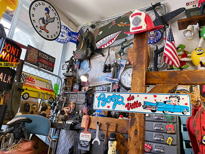 楽天市場 ベティ ブープのストリートサイン ベティ デヴィル アメリカ雑貨通販キャンディタワー