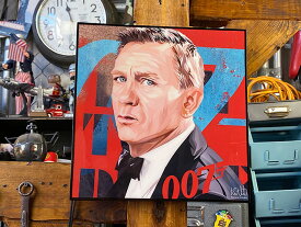 映画　007　ジェームズ・ボンド　ダニエル・クレイグ　ポップアートフレーム　#778　アメリカン雑貨　アメリカ雑貨　グッズ