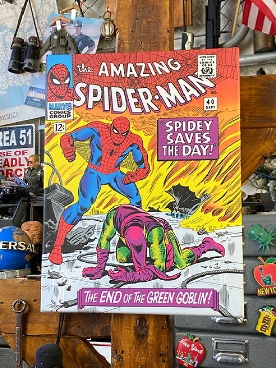 楽天市場 マーベルコミック スパイダーマンのキャンバスアート ジ エンド オブ ザ グリーンゴブリン アメリカ雑貨通販キャンディタワー 楽天市場 マーベルコミック スパイダーマンのキャンバスアート ジ エンド オブ ザ グリーンゴブリン アメリカ雑貨通販キャンディタワー