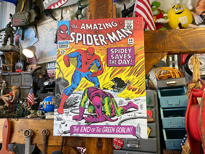 楽天市場】マーベルコミック スパイダーマン キャンバスアート （ジ  