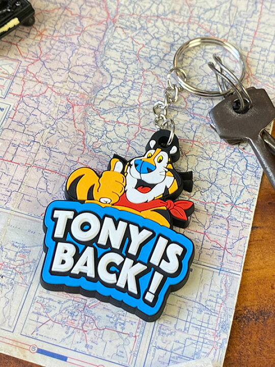 楽天市場】ケロッグ トニー・ザ・タイガーのラバーキーホルダー（TONY IS BACK!） : アメリカ雑貨通販キャンディタワー