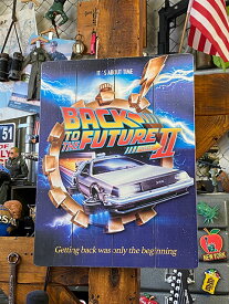 映画　バック・トゥ・ザ・フューチャー　Part2　3Dウッドアートボード　アメリカン雑貨　アメリカ雑貨　バックトゥザフューチャー 映画　グッズ　インテリア　おしゃれ　BTTF