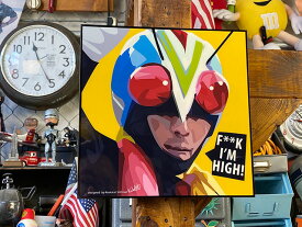 仮面ライダー　ライダーマン　ポップアートフレーム　アメリカン雑貨　アメリカ雑貨　グッズ