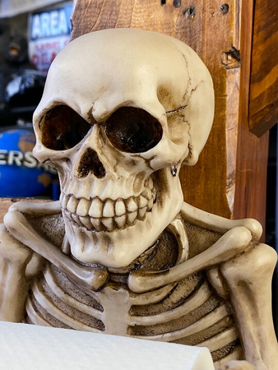 楽天市場】スカル トイレットペーパーホルダー アメリカン雑貨  