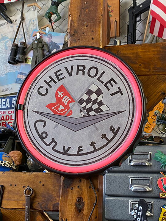 緊急入荷☆シボレーネオン看板☆アメリカン雑貨 USA 羽織ら ガレージ  