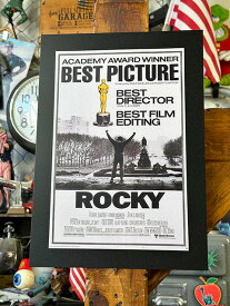 ハリウッドポスター　#0025　映画　ロッキー　シルベスター・スタローン　B4サイズ　※専用フレームは別売です