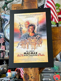 ハリウッドポスター　#0092　映画　マッドマックス　サンダードーム　劇場版ポスター　メル・ギブソン　B4サイズ　※専用フレームは別売です