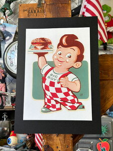 ハリウッドポスター #0214 ビッグボーイ No.1 企業広告シリーズ B4サイズ ※専用フレームは別売です アメリカン雑貨 アメリカ雑貨 グッズ おしゃれ かっこいい ショップイン