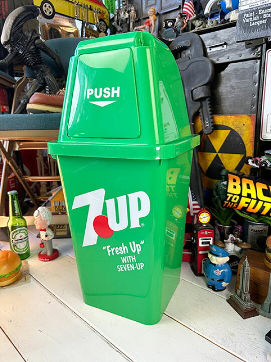 楽天市場】7UP セブンアップ ダストビン 20Lサイズ ゴミ箱 （グリーン 