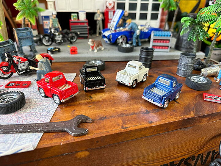 楽天市場】ファニーピックアップ ダイキャストミニカー （4台セット 