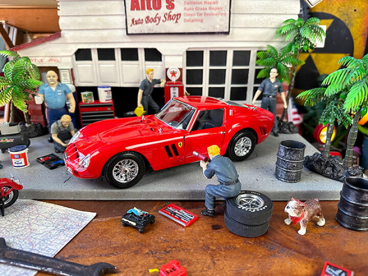 楽天市場】Bburago ブラーゴ フェラーリ 250 GTO ダイキャストミニカー 