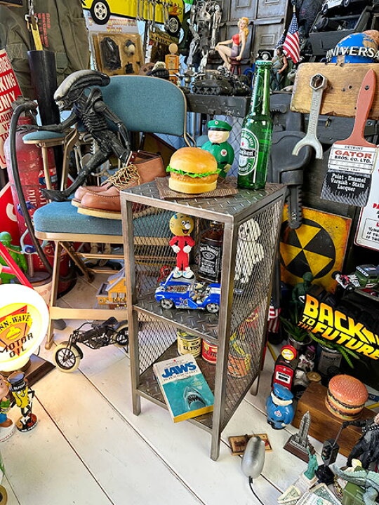 楽天市場】インダストリアル メタルサイドテーブル アメリカン雑貨  