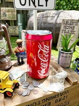 楽天市場】コカコーラ 缶（貯金箱｜インテリア小物・置物 