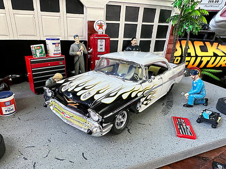 楽天市場】ムーンアイズ限定 M2 ミニカー 1957年 シボレー ベルエア 