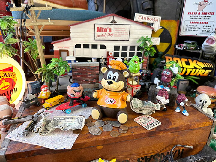 楽天市場】A＆W ルートベアー ソフビバンク 貯金箱 アメリカン雑貨 