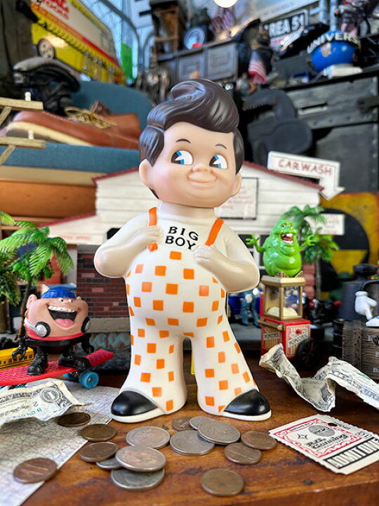 楽天市場】ビッグボーイ ソフビバンク 1970年代モデル 復刻版 貯金箱 