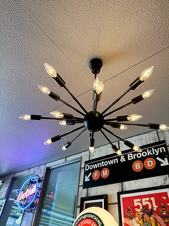 楽天市場】スプートニクランプ 18灯タイプ本体 LED球対応 （マット  