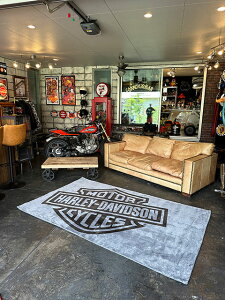 �n�[���[�_�r�b�h�\���@�o�[���V�[���h�@�G���A���O�@�iL�T�C�Y�j�@240cm×150cm�@�A�����J���G�݁@�A�����J�G�݁@�O�b�Y HARLEY�@DAVIDSON�@�������@�����������@�o�C�N�@�o�C�J�[�@�u�����h