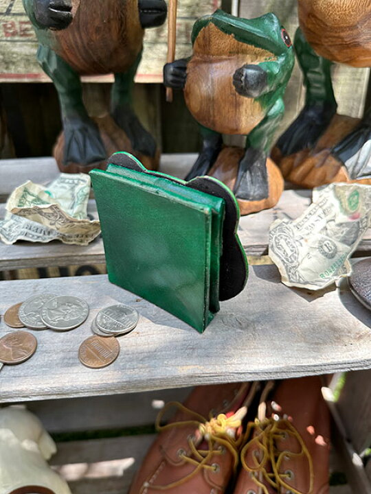 楽天市場】カエル コインパース 山羊革製 アメリカン雑貨 アメリカ雑貨 