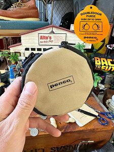 PENCO�@�y���R�@2�̃|�P�b�g���֗��I�@�_�u���h�A�p�[�X�@�R�C���P�[�X�@�i�x�[�W���j�@���K����@�~�j���z�@�C���z���@���b�v�P�[�X�@HIGHTIDE�@�n�C�^�C�h�@�A�����J���G�݁@�A�����J