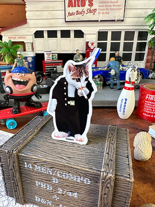 楽天市場】なめんなよ なめ猫 ステッカー Sサイズ （又吉/タバコ  