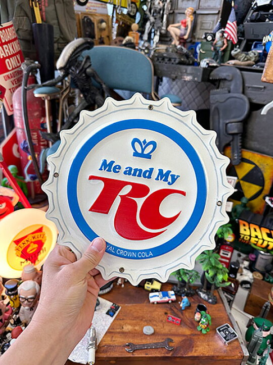 楽天市場】ミニサイズ エンボスティンサイン RCコーラ ロイヤル 