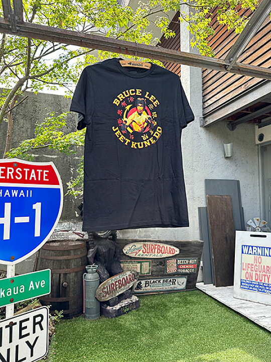 ブルース・リー オフィシャルTシャツ 燃えよドラゴン ジークンドー 截拳道 公式グッズ アメリカン雑貨 アメリカ雑貨 ブルースリー グッズ アメカジ カジュアル おしゃれ かっこいい 半袖 アメリカ雑貨通販キャンディタワー