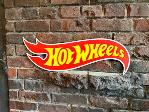 ホットウィール ダイカットロゴ メタルサイン HOT WHEELS アメリカン雑貨 アメリカ雑貨 グッズ