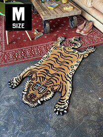 チベタン　タイガーラグ　（Mサイズ）　130cmX75cm　単品