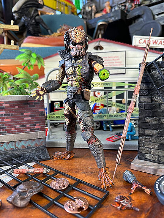楽天市場】NECA 映画 プレデター2 シティハンタープレデター バトル 