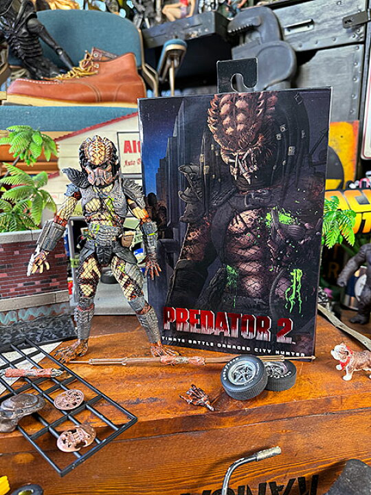 楽天市場】NECA 映画 プレデター2 シティハンタープレデター バトル 