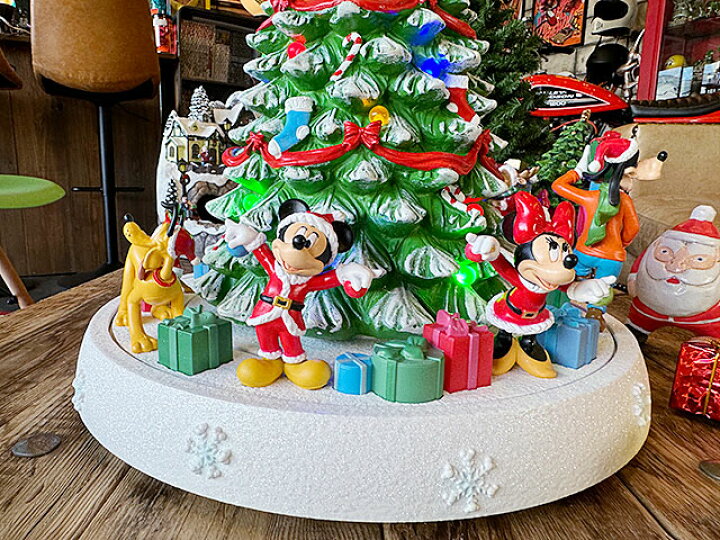 楽天市場】ディズニー クリスマスツリー ビッグサイズオブジェ （LED 