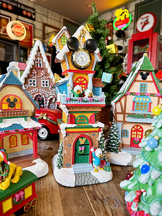 楽天市場】ディズニー クリスマスヴィレッジ 豪華13点セット 