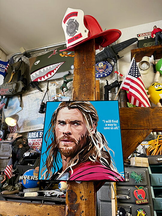 楽天市場】Thor ソー クリス・ヘムズワース ポップアートフレーム （I 