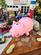 トイストーリー　ハム　コインバンク　17cm　貯金箱　アメリカン雑貨　アメリカ雑貨　グッズ