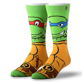 ODD　SOX　ミュータント　タートルズ　ソックス　（RETRO TURTLES）　靴下　8-12（26～30cm）　オッドソックス